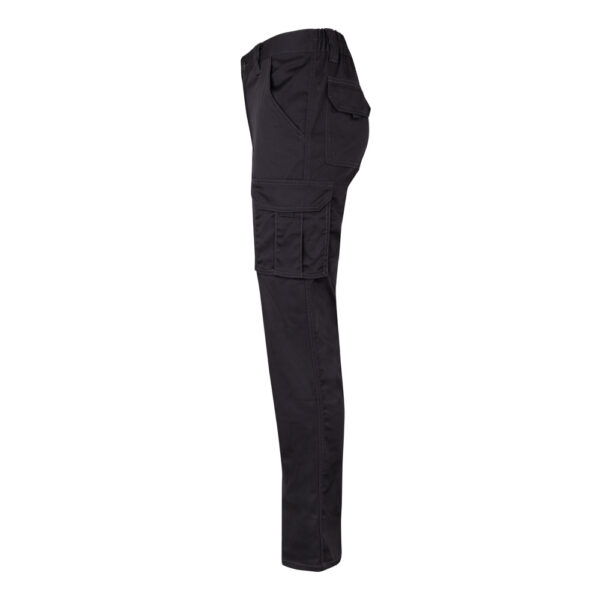 VL LUGH. Pantalon stretch, multipoches (240g/m²) en coton (46%), eme (38%) et polyester (16%) – Image 3