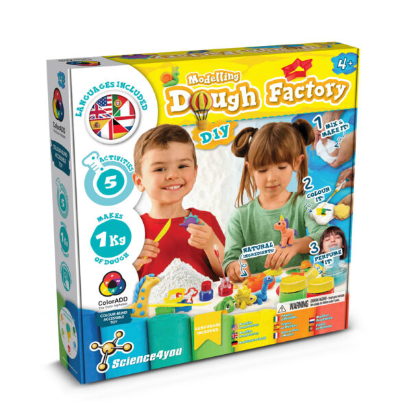 Modeling Dough Factory Kit II. Jeu éducatif livré avec un sac cadeau pliable en 190t – Image 2