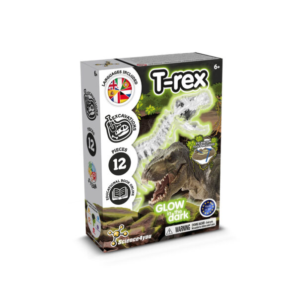 Fossil Excavation Kit IV. Jeu éducatif livré avec un sac cadeau en non-tissé (80 g/m²) – Image 2