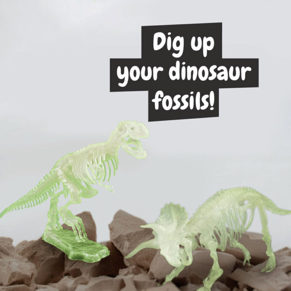 2 in 1 Fossil Excavation Kit II. Jeu éducatif livré avec un sac cadeau en papier kraft (90 g/m²), fabriqué à partir de matériaux certifiés fsc™ et d'autres matériaux certifiés – Image 4