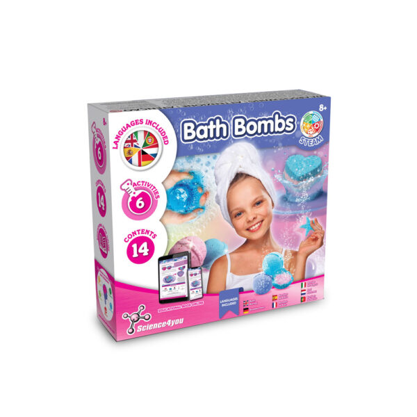 Bath Bombs Kit V. Jouet éducatif livré avec un sac cadeau pliable en 190t – Image 2