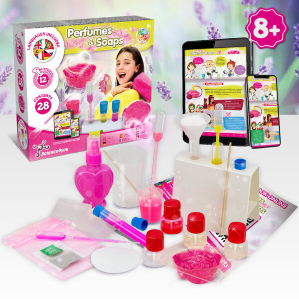 Perfume & Soap Factory Kit III. Jeu éducatif livré avec un sac cadeau en papier kraft (115 g/m²) – Image 3