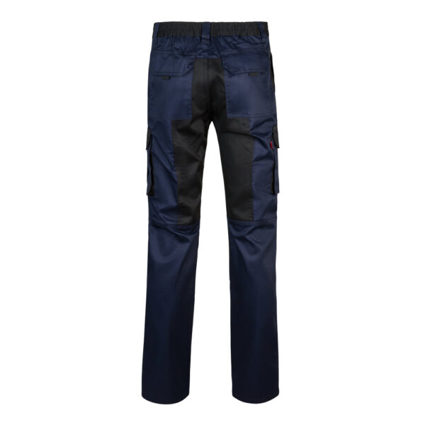 VL NJORD. Pantalon sergé, bicolore, multipoches (240 g/m²), en coton (35%) et polyester (65%) – Image 2