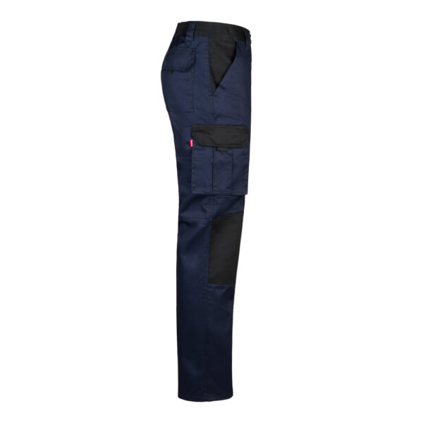 VL NJORD. Pantalon sergé, bicolore, multipoches (240 g/m²), en coton (35%) et polyester (65%) – Image 4