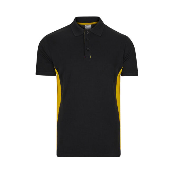 VL SUPAY. Polo piqué bicolore (180g/m²), manches courtes, en coton (60%) et polyester (40%) – Image 4