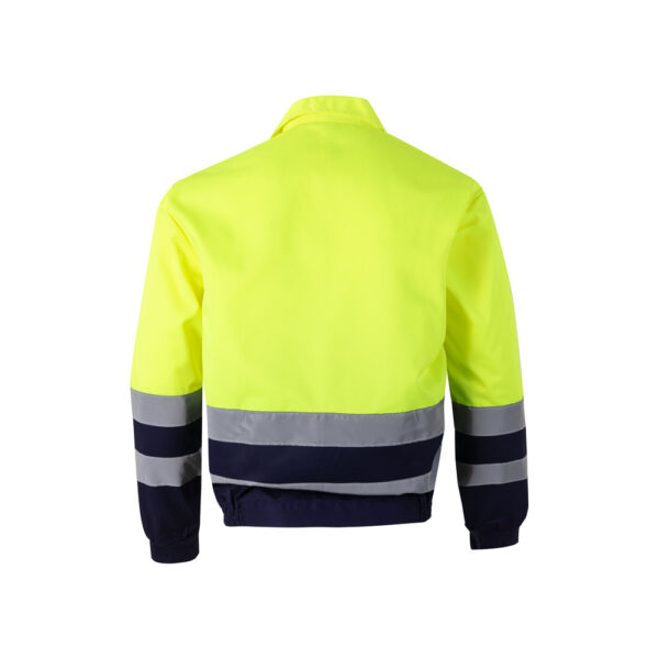 VL NEPTUNE. Veste en sergé bicolore (210g/m²) en polyester (80%) et coton (20%) – Image 2