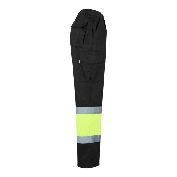 VL ATHENA. Pantalon bicolore en sergé (210g/m²), doublé, multi-poches, en coton (20%) et polyester (80%) – Image 4