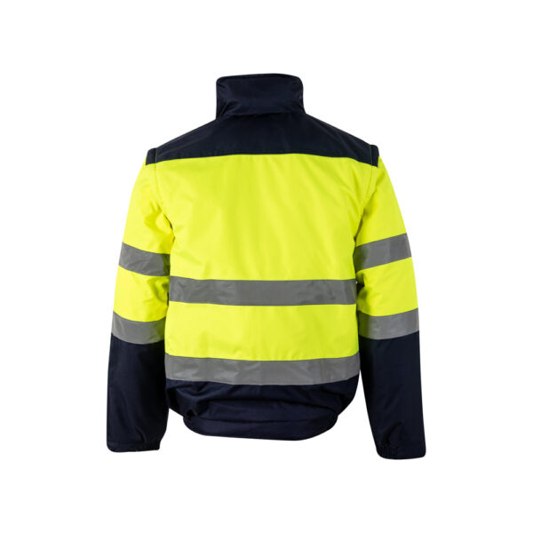 VL JUPITER. Veste rembourrée bicolore (180g/m²) en polyester (100%), avec fintion pu – Image 2