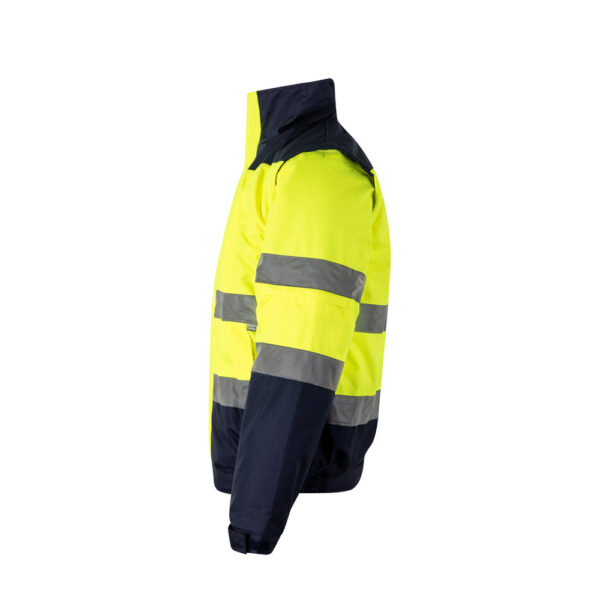 VL JUPITER. Veste rembourrée bicolore (180g/m²) en polyester (100%), avec fintion pu – Image 3