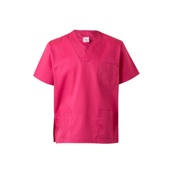 VL ILLAPA. Tunique en sergé (190g/m²) à manches courtes, en polyester (65%) et coton (35%) – Image 2