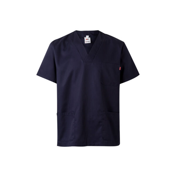 VL ILLAPA. Tunique en sergé (190g/m²) à manches courtes, en polyester (65%) et coton (35%) – Image 4