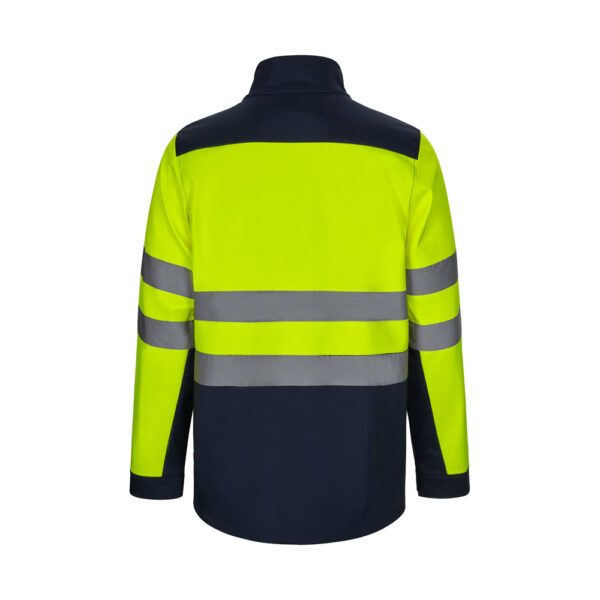 VL HESTIA LARGE. Veste soft shell bicolore (280g/m²), doublée polaire et membrane tpu, en polyester (96%) et élasthanne (4%)