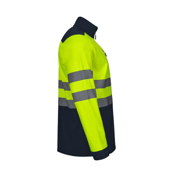 VL HESTIA LARGE. Veste soft shell bicolore (280g/m²), doublée polaire et membrane tpu, en polyester (96%) et élasthanne (4%) – Image 3