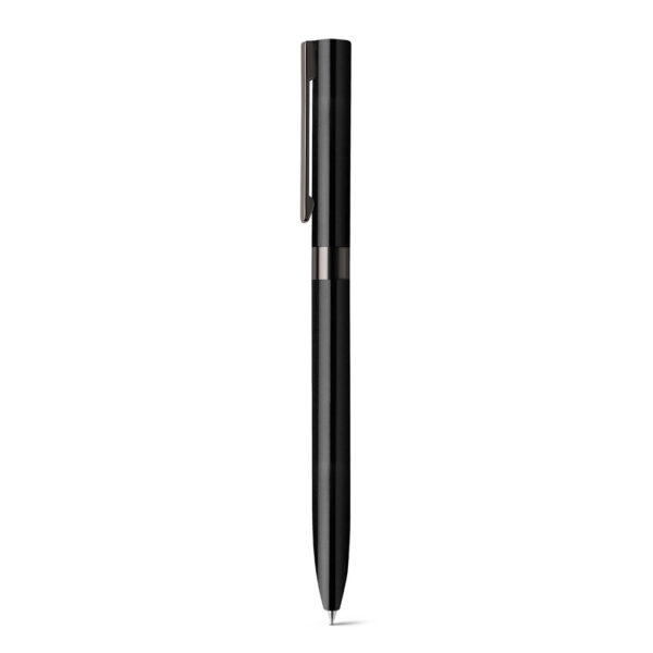 CLARE. Stylo à bille en aluminium avec clip et mécanisme twist – Image 2