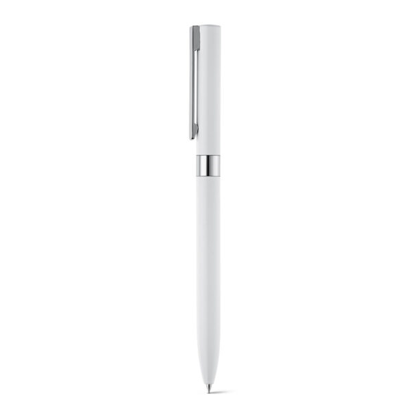 CLARE. Stylo à bille en aluminium avec clip et mécanisme twist – Image 3