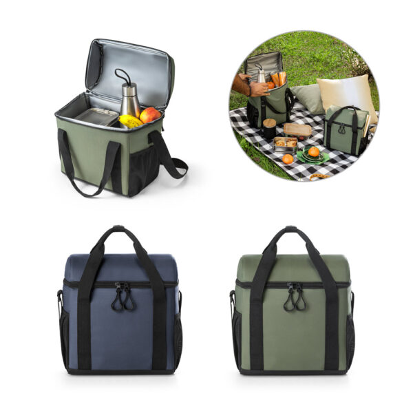 ROMA M. Sac thermique rembourré en polyester recyclé 600d ripstop 11 l
