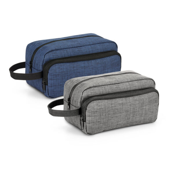 KEVIN. Trousse de toilette en 300d haute densité avec poignée