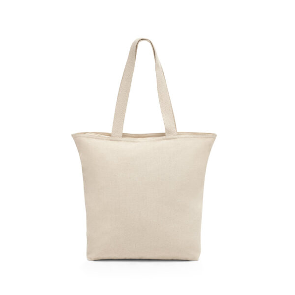 HACKNEY. Sac 100% coton avec fermeture éclair (280 g/m²) – Image 2