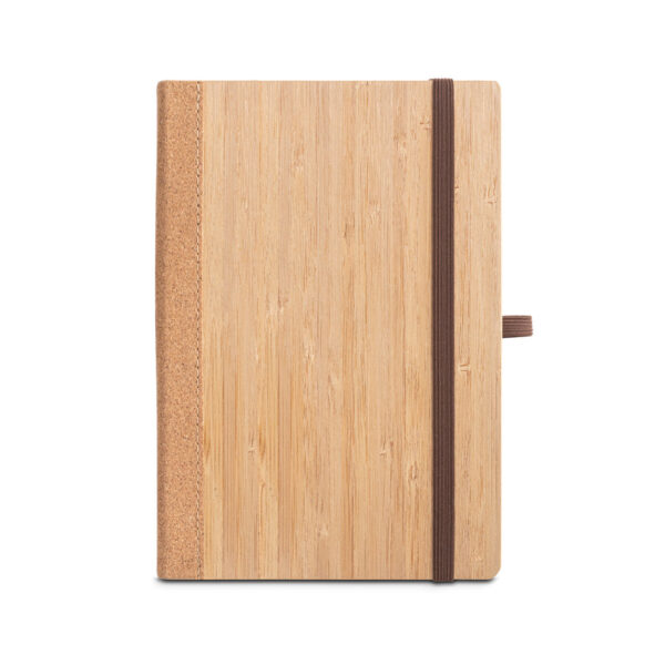ORWELL. Carnet a5 en feuilles de bambou et de liège avec pages lignées – Image 2