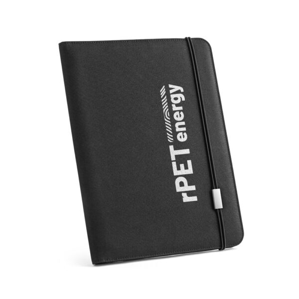 EMERGE FOLDER II. Porte documents a4 en 300d polyester recyclé (100% rpet) avec fermeture élastique – Image 3