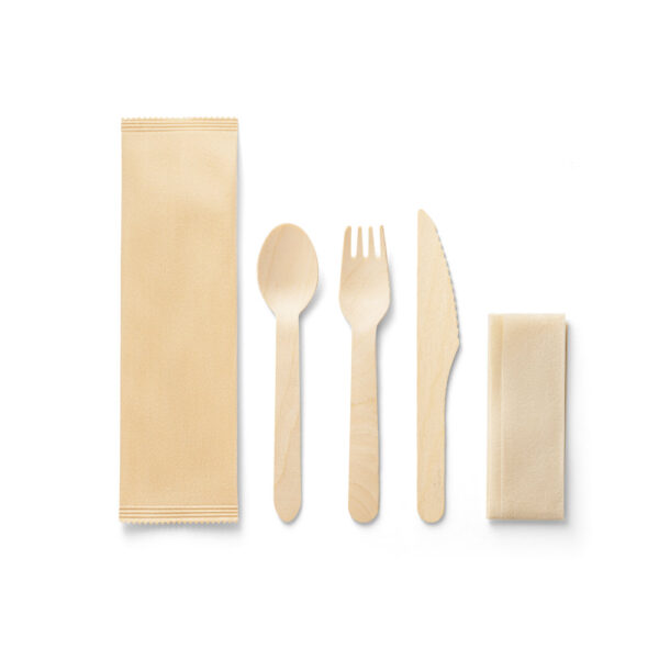 SUYA. Ensemble de couverts en bois – Image 3