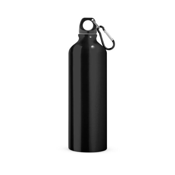 LANDSCAPE L. Bouteille de sport 800ml en aluminium avec mousqueton – Image 2