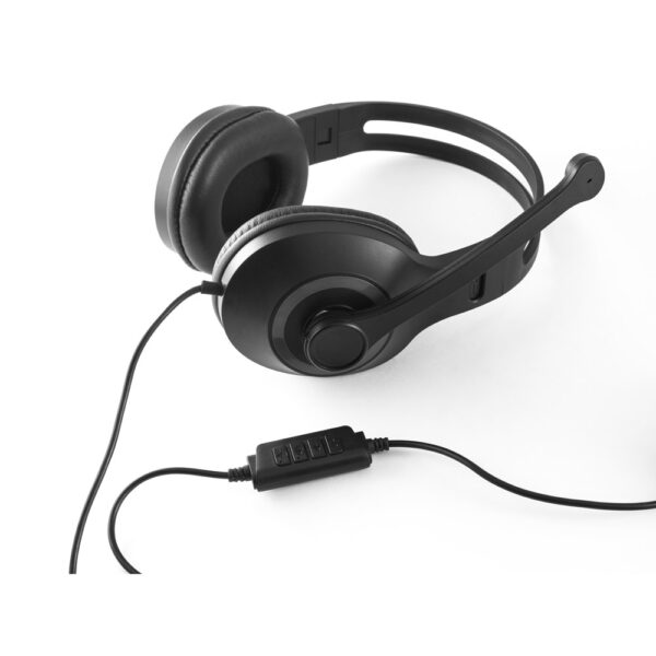 KILBY. Casque audio ajustable en abs et pp avec microphone – Image 4