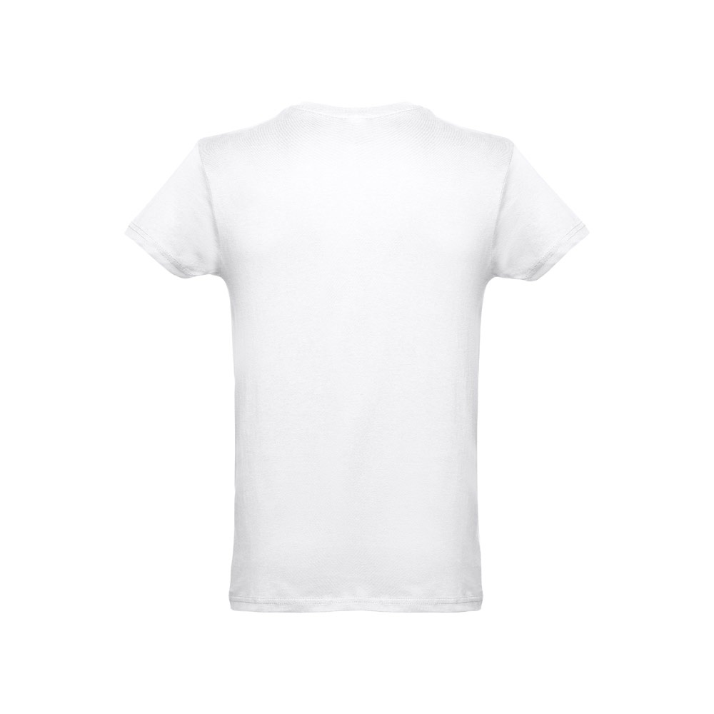 THC LUANDA WH. T-shirt homme en coton tubulaire. couleur blanche – Image 2
