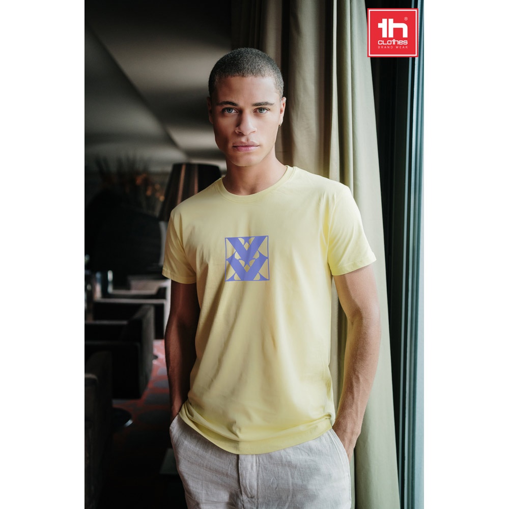 THC LUANDA. T-shirt homme en coton tubulaire