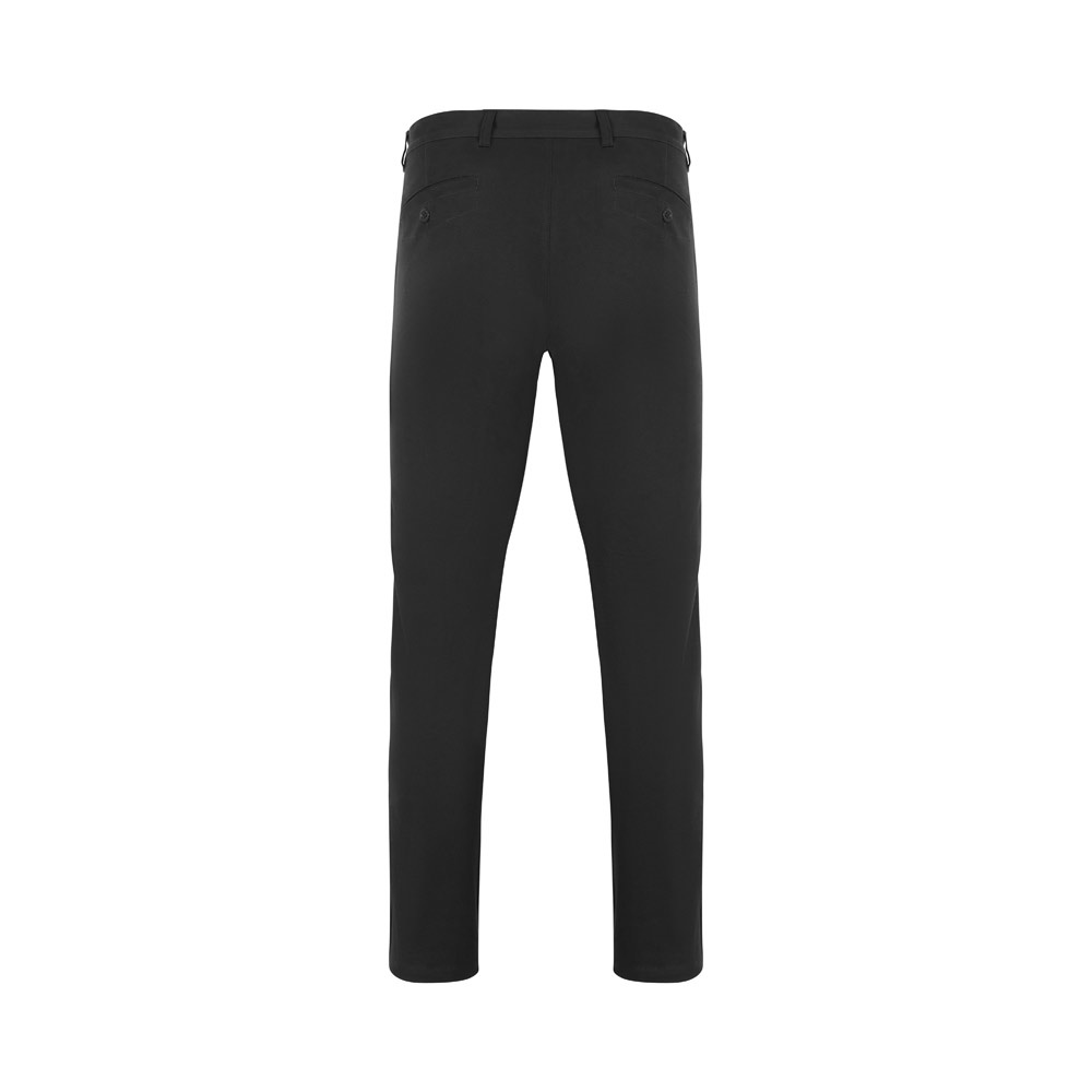 VL VISHNU. Pantalon chino stretch unisexe (260g/m²), en coton (98%) et élasthanne (2%) – Image 2