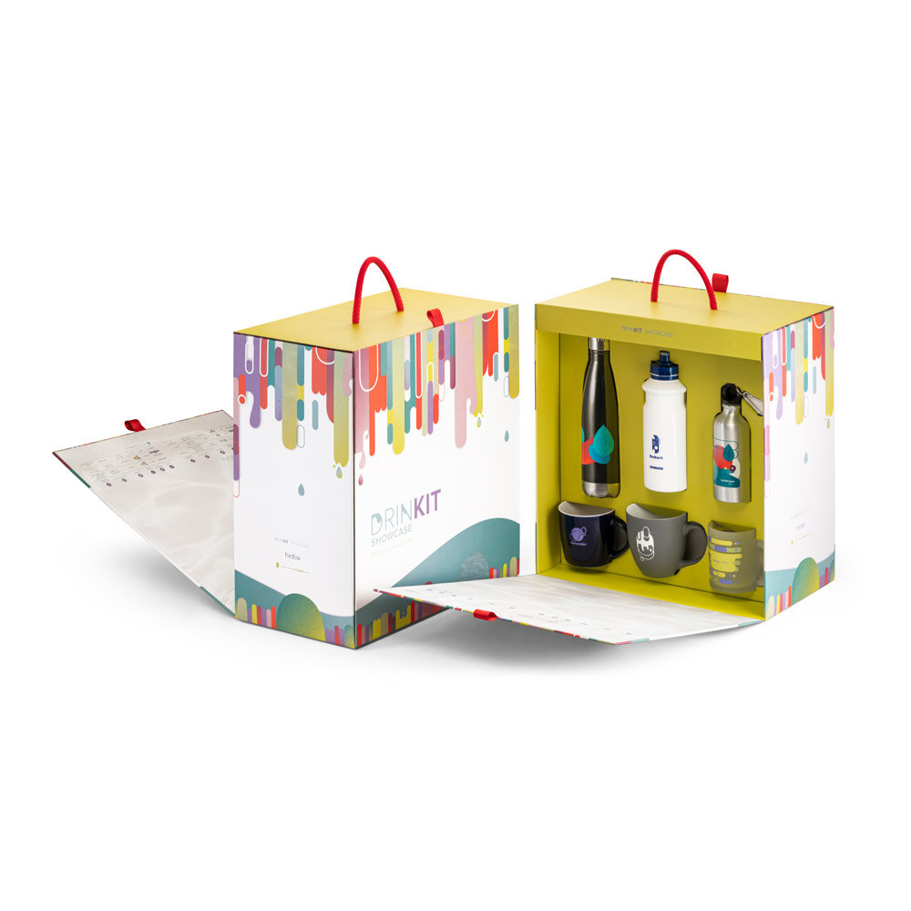 DRINKIT SHOWCASE. Marmotte de drinkware personnalisée