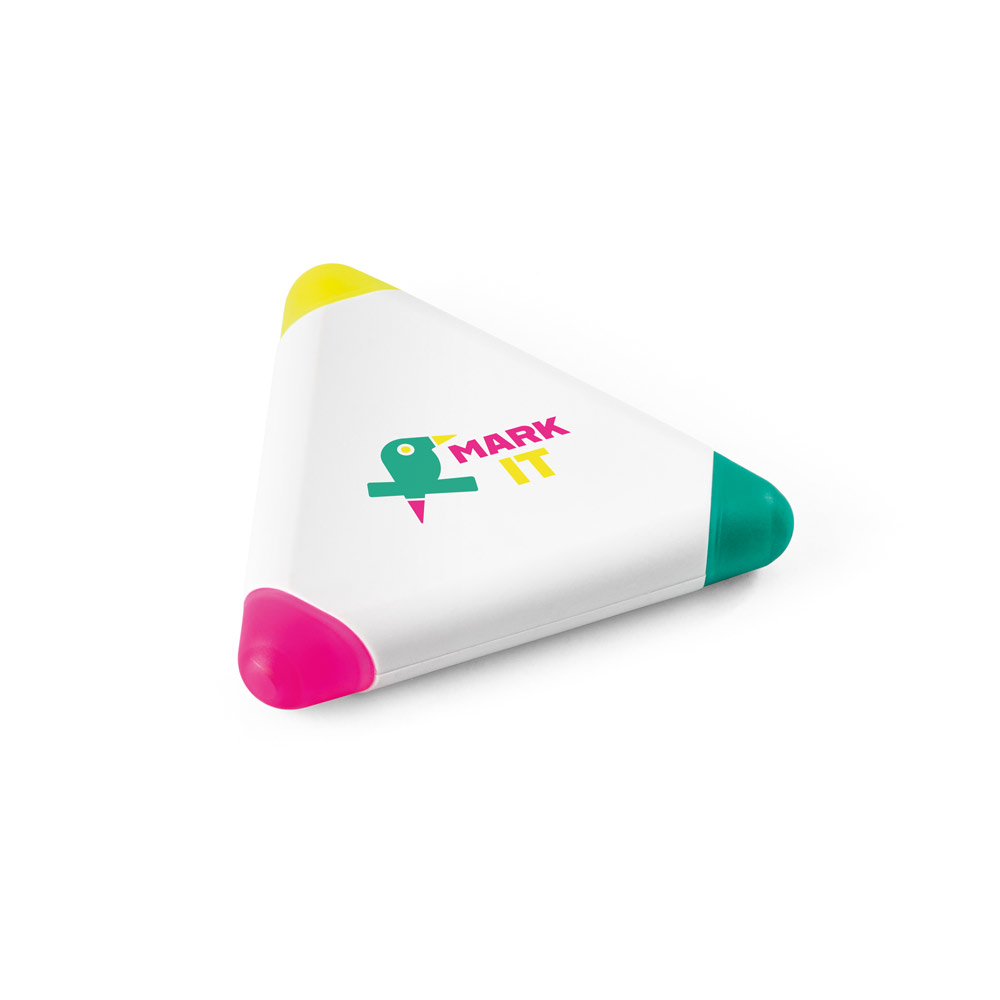 TRIAN. Surligneur en pp en forme de triangle avec 3 couleurs – Image 3