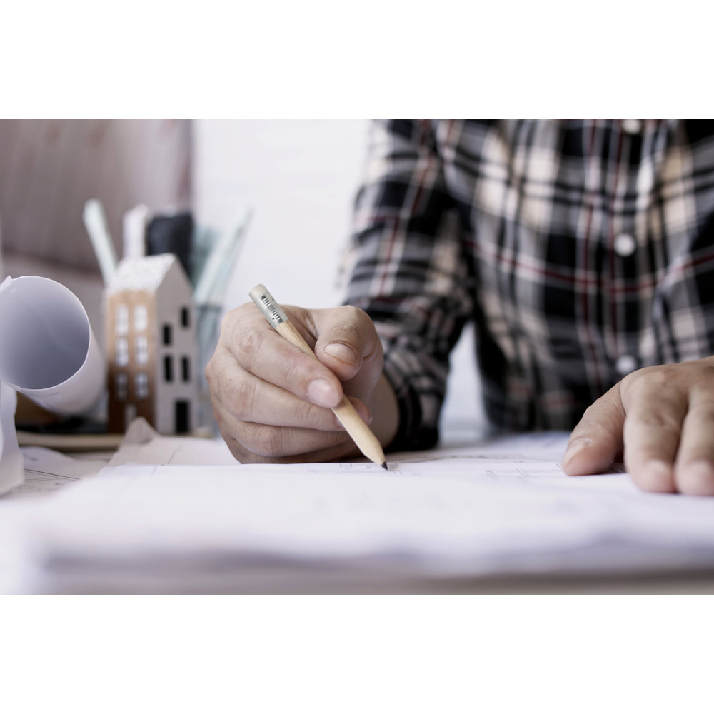 BARTER. Mini crayon hb avec gomme – Image 3