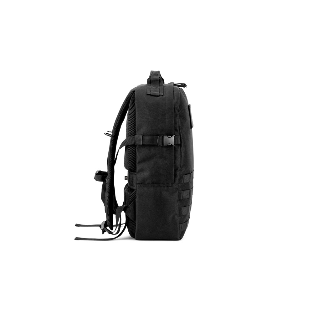 EDINBURGH BPACK. Sac à dos de style militaire en 600d, polyester recyclé haute densité et doublure en polyester recyclé 210d, 17'3' – Image 4