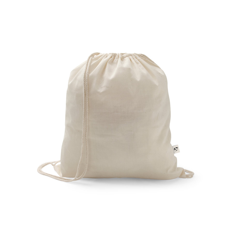 SALAMANCA. Sac à dos en coton recyclé (70%) et polyester (30% rpet) (150 g/m²)