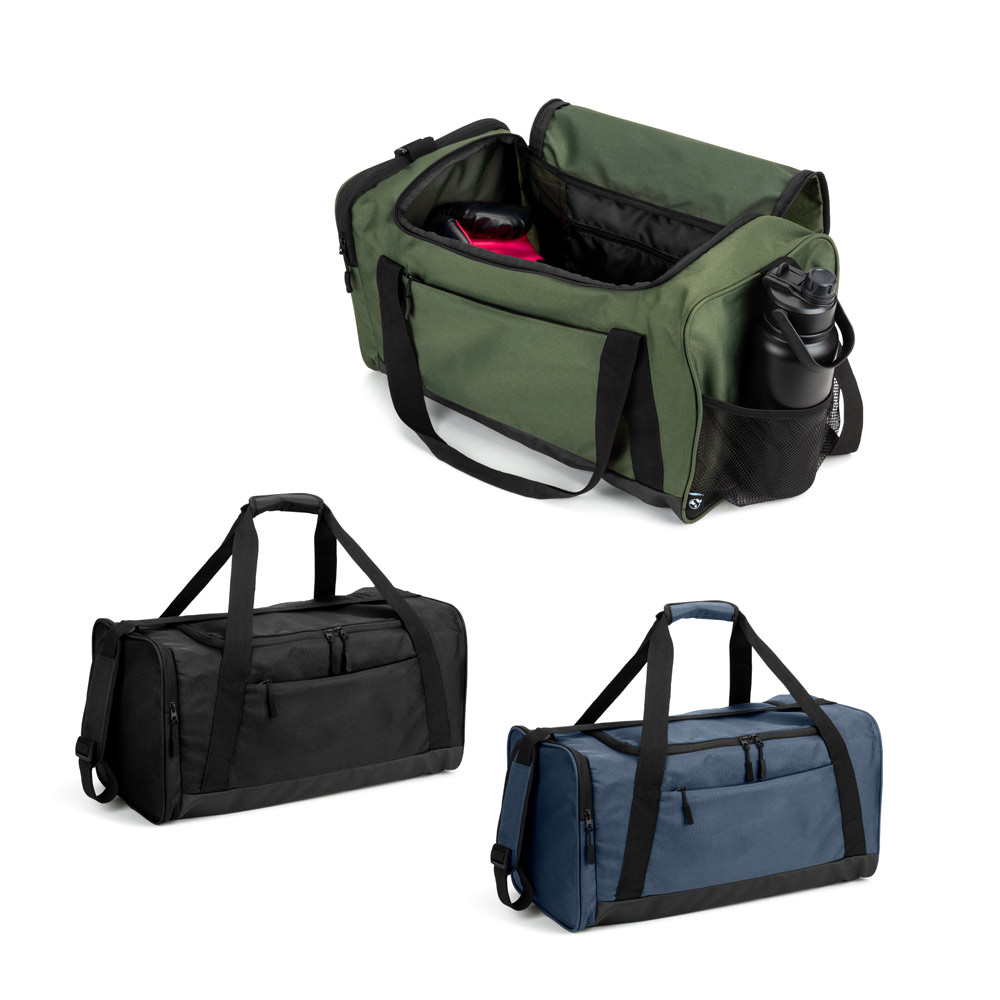 FARO. Sac de sport en polyester recyclé haute densité 600d