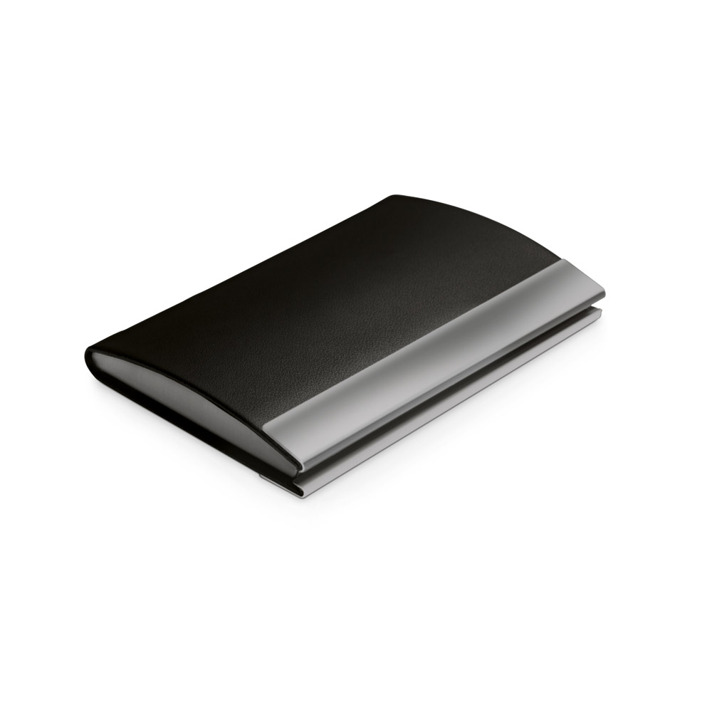 SANDLER. Porte-cartes en métal et pu