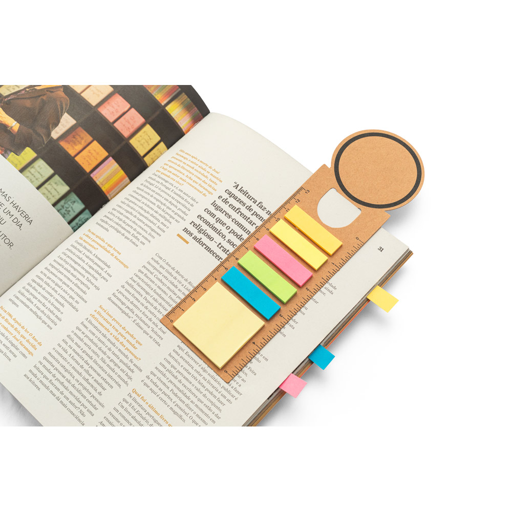 SAWYER. Set de bureau 3 en 1, fabriqué à partir de papier 100 % recyclé, avec un dessus rond et une impression noire tout autour – Image 4