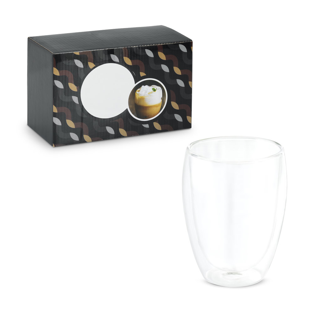 MACHIATO DUO. Set de 2 tasses en verre borosilicaté