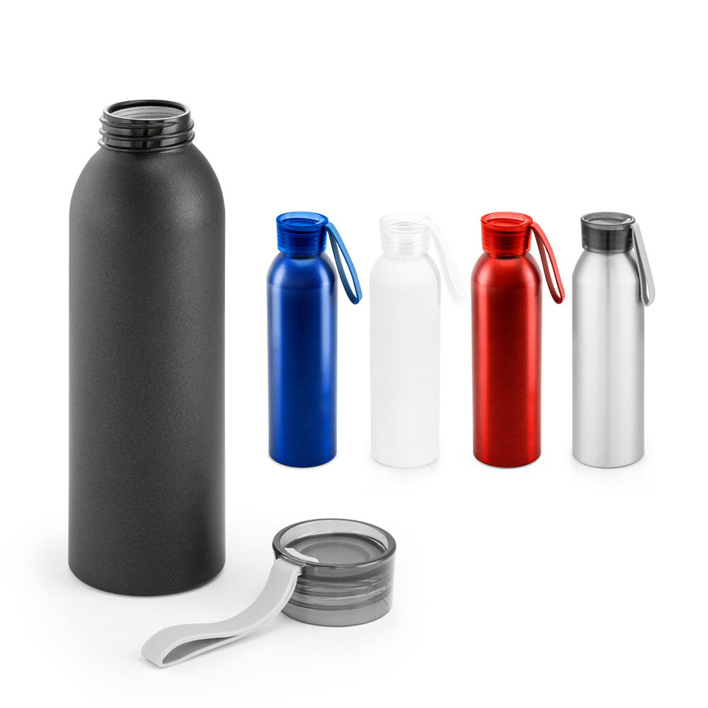 RIO. Bouteille / gourde en aluminium recyclé (100 % ral) avec bouchon en pp 660 ml