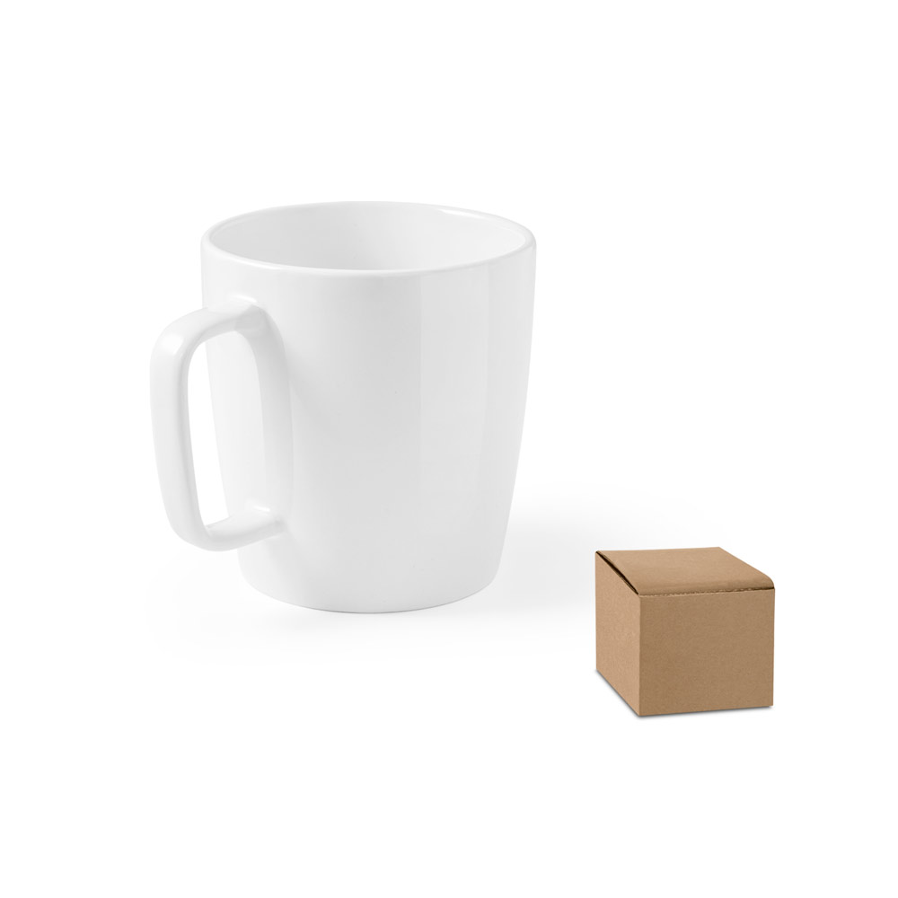 DHONI WHITE. Mug en céramique 450 ml