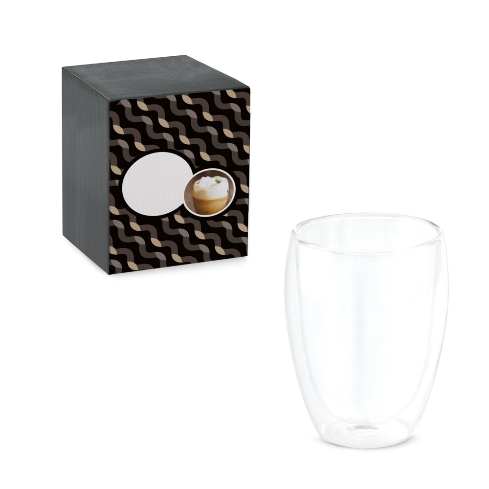 MACHIATO CUP. Coupe en verre borosilicate 350 ml