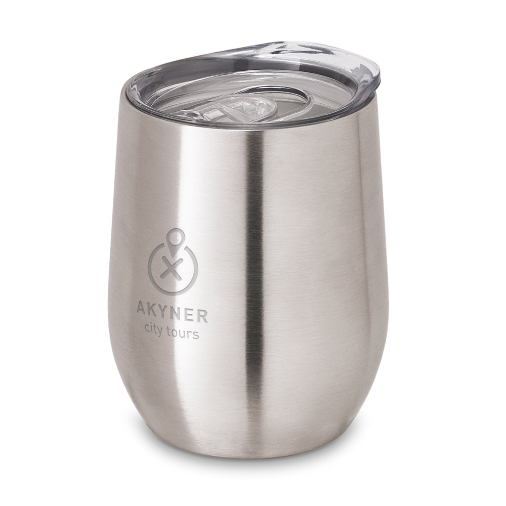 RONDE. Verre de voyage en acier inoxydable 400 ml – Image 4