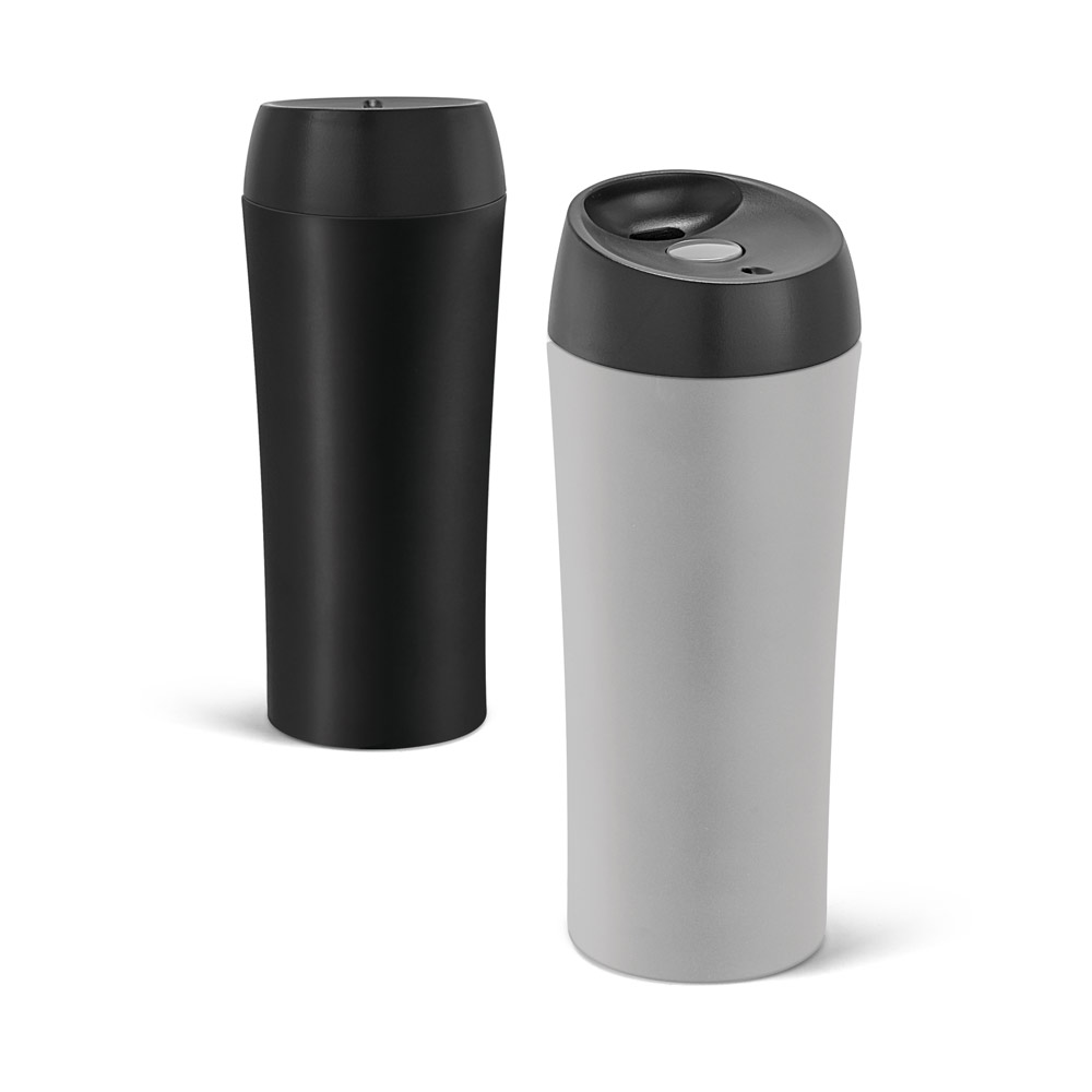 MONARDA. Mug de voyage 470ml en acier inox et pp