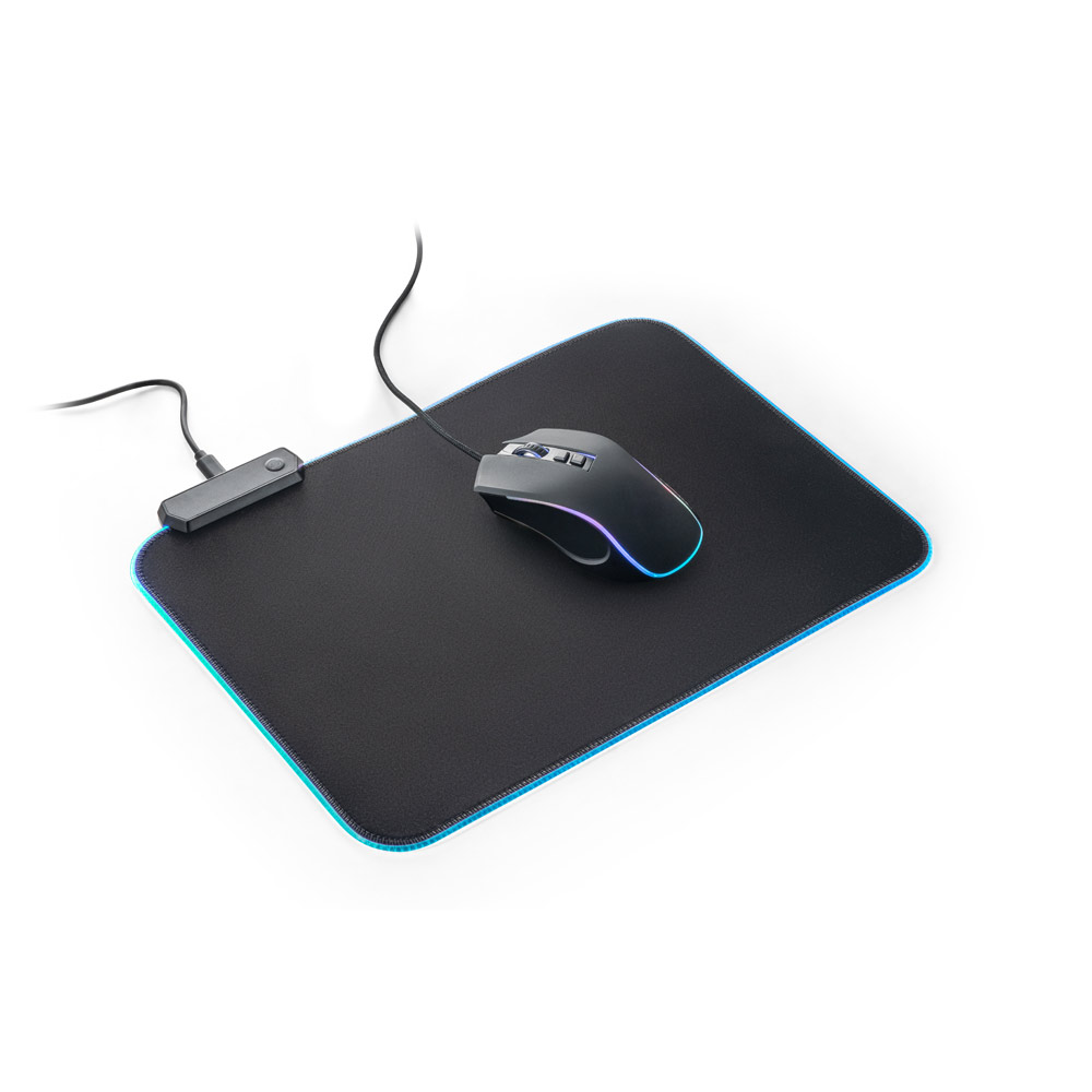 THORNE MOUSEPAD RGB. Tapis de souris gaming avec lumières led rgb en polyester – Image 3
