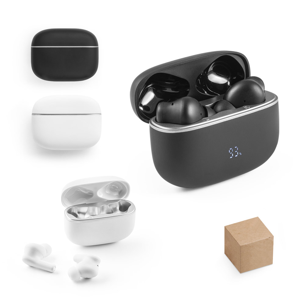 CAUBY. Ecouteurs sans fil, abs recyclé (100 % rabs), avec anc et 10 heures d'autonomie