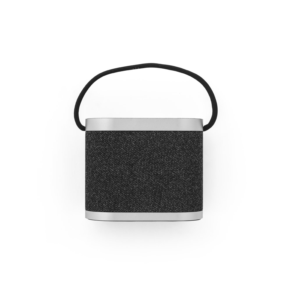 GUETTA. Enceinte portable de 5 w avec chargeur sans fil ultra-rapide de 15 w et autonomie de 2 h en bambou et pet recyclé (100 % rpet) – Image 3