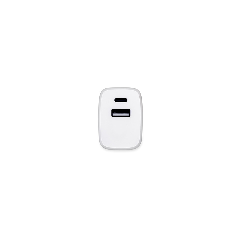 WEGENER. Adaptateur secteur avec port usb-a 18w et usb-c 20w en abs recyclé (100 % rabs) – Image 4