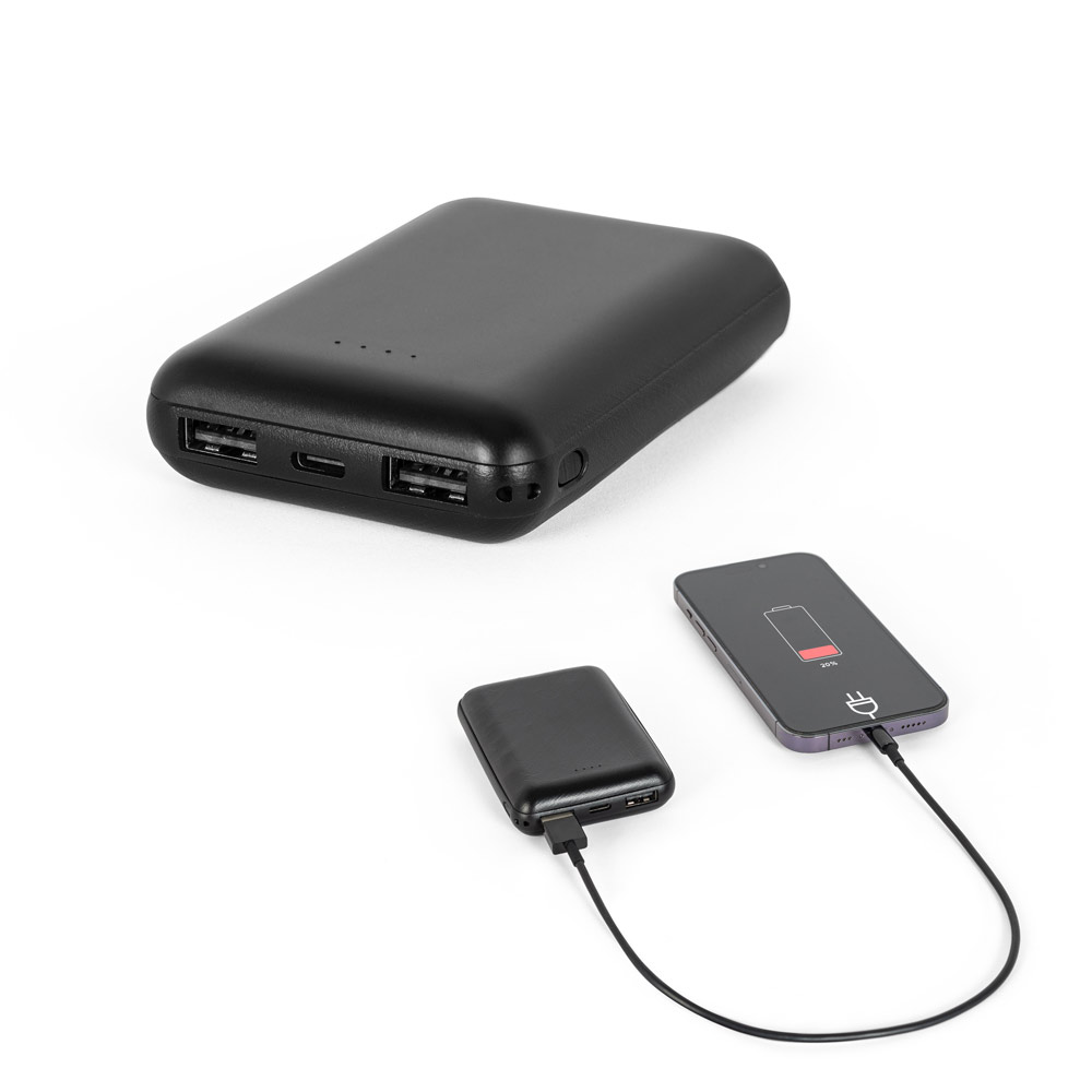 LEAKEY 8. Batterie nomade 8'000 mah en abs recyclé (100 % rabs)