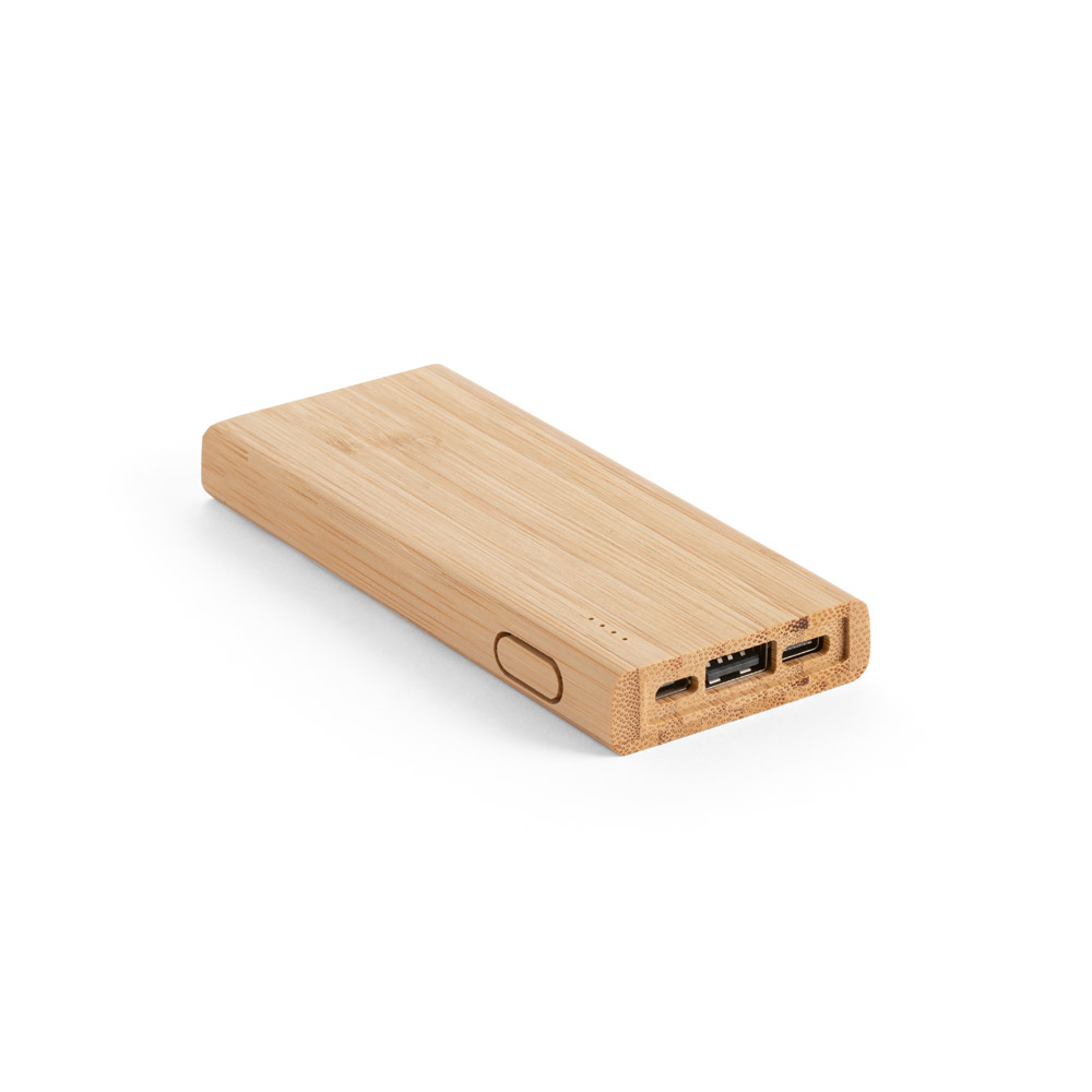 KOHN. Power bank 5 000 mah en bambou – Image 3